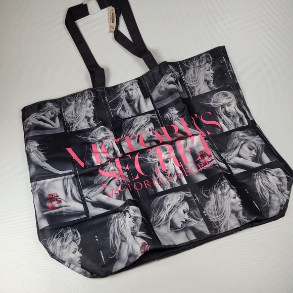 NWT Victoria's Secret Supermodel Bombshell Angel Tote Travel Multicolor Large - Picture 5 of 12